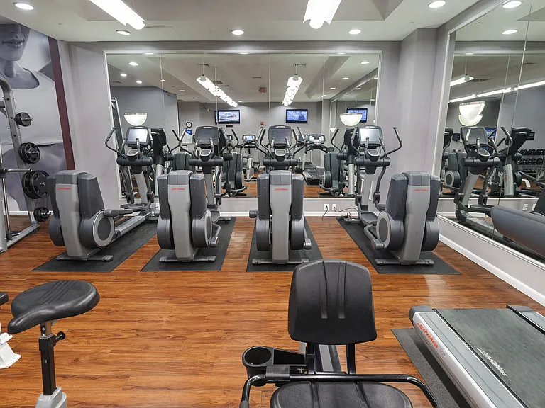 24-Hour Fitness Center with Free Weights and Cardio
