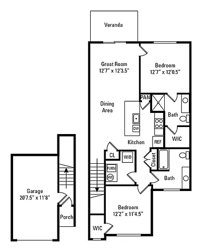 Floor plan 2BTH AB
