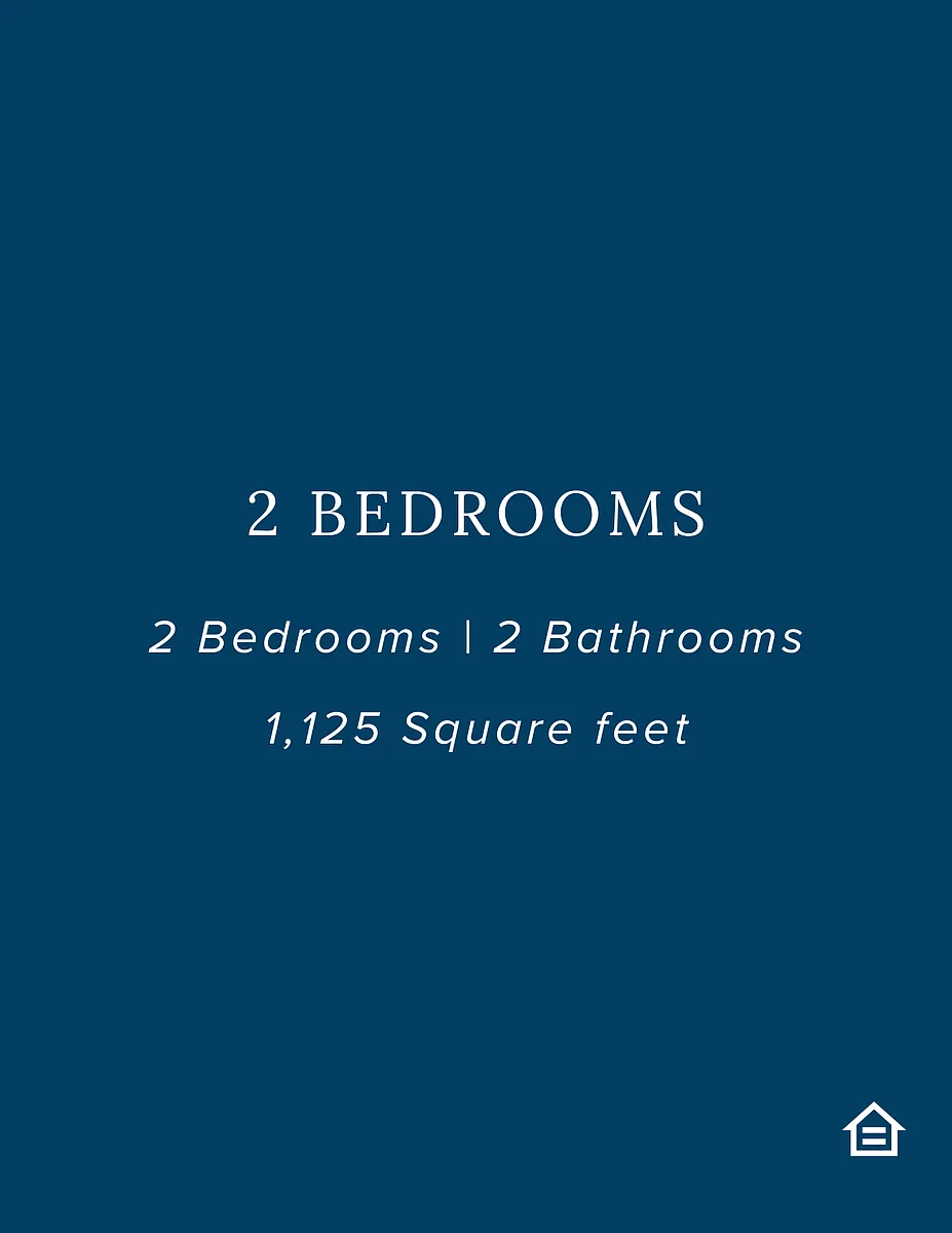 Floor plan 2 Bedroom 2 Bathroom