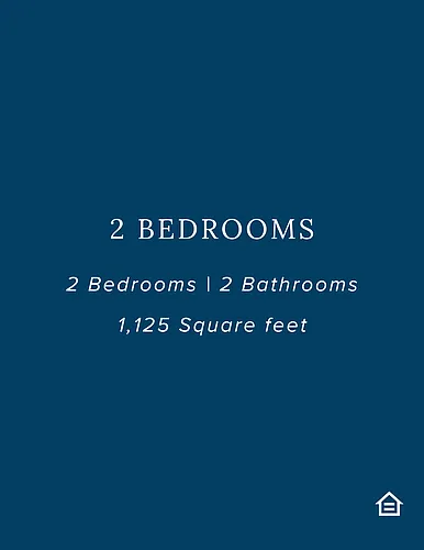 Floor plan 2 Bedroom 2 Bathroom