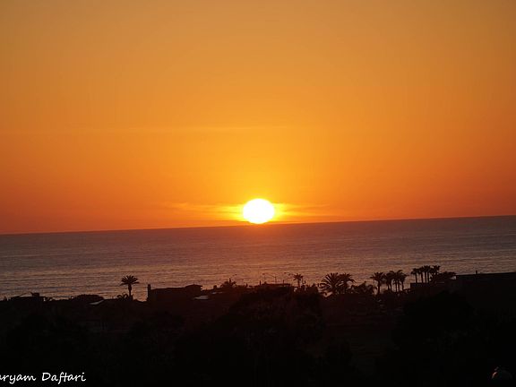 blazing romantic sunsets