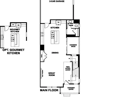 Navy 3 Duo Plan, The Duos at Parkdale