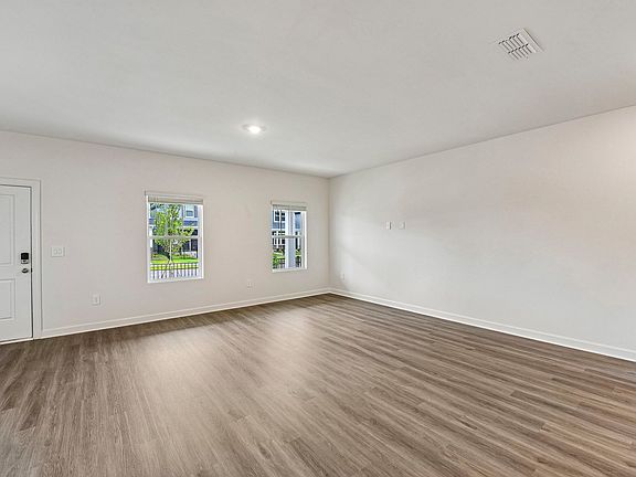 Great room in the Cromwell floorplan at a Meritage Homes community in Charlotte, NC.