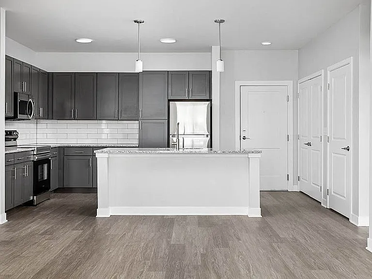 Modern Kitchen with Stainless Steel Appliances