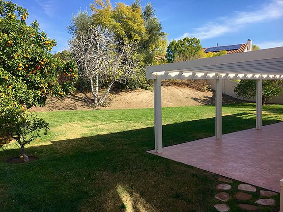 Back of house - east side patio