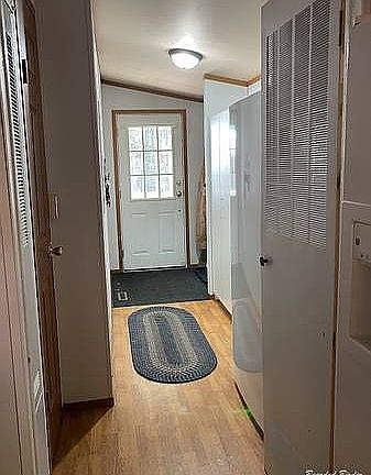Back door, utility/mud room 