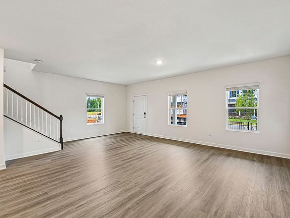 Great room in the Cromwell floorplan at a Meritage Homes community in Charlotte, NC.
