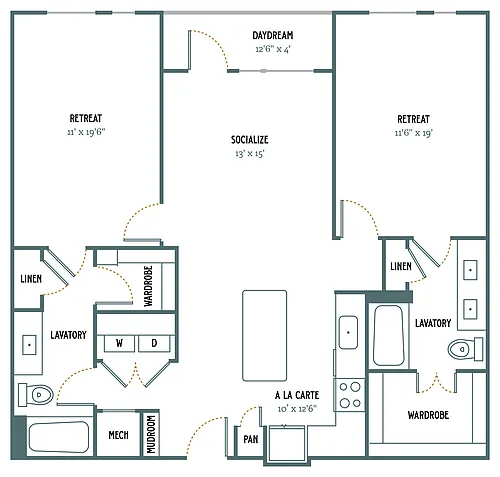 Floor plan B2a