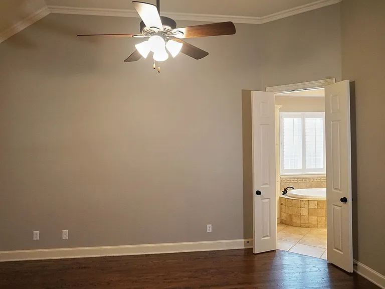 Spacious master bedroom