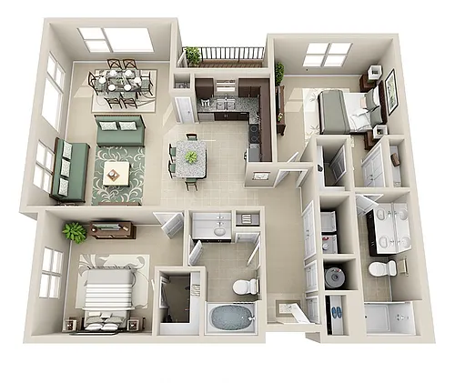 Floor plan Seabrook