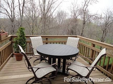 Deck and Wooded Ravine