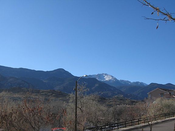 View of Pikes Pk from Front porch