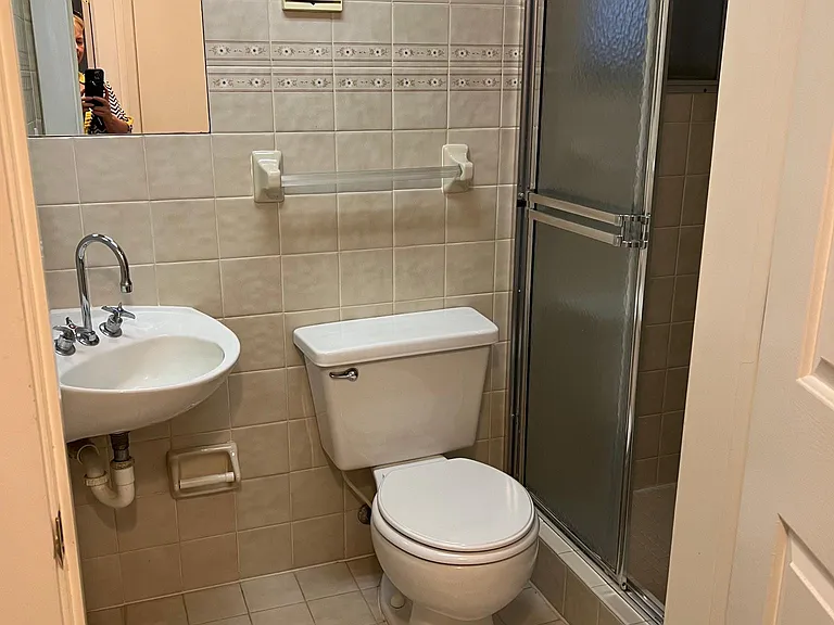 Bathroom with walk-in shower