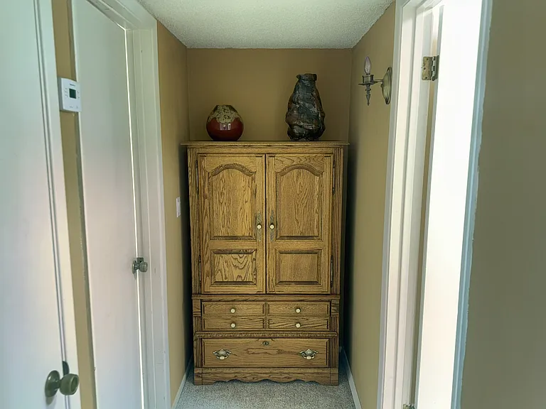 Armoire in hallway