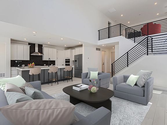 Homesite 203 Great Room Kitchen - Virtually Stag