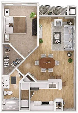 Floor plan A1Y-ZB