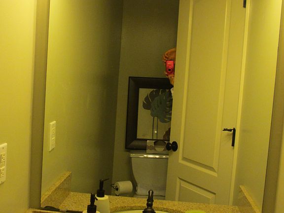 Half bath off kitchen