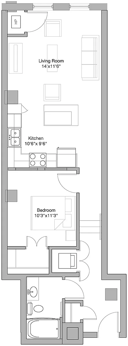 Floor plan Feininger