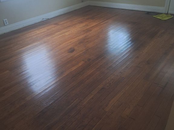 Living Room refinished floors