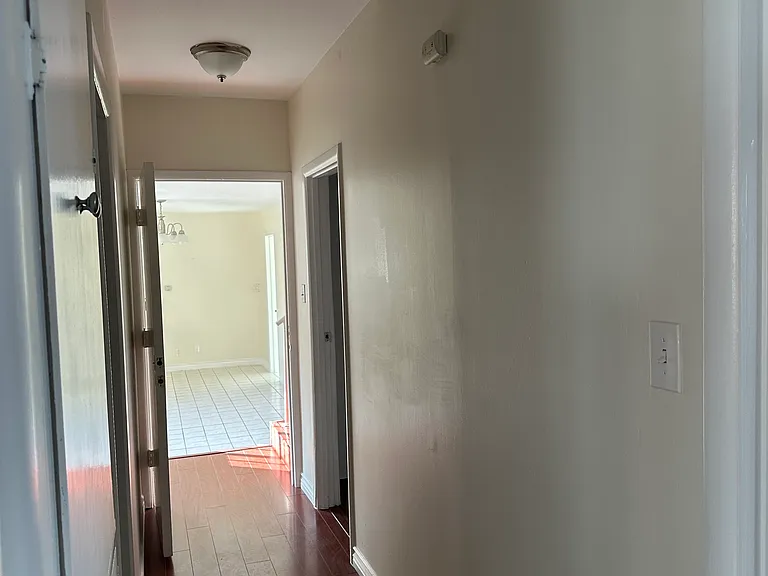 Hallway from kitchen to Bedroom 2/3 and bathroom 2