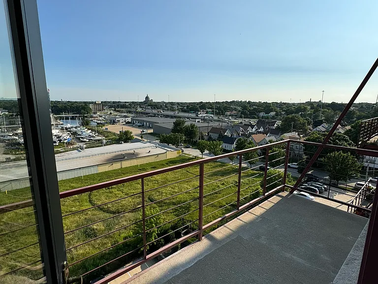 Large balcony with view