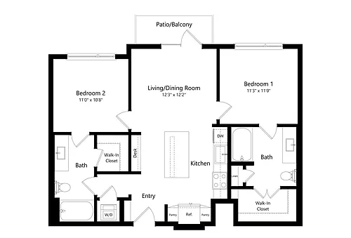 Floor plan B1