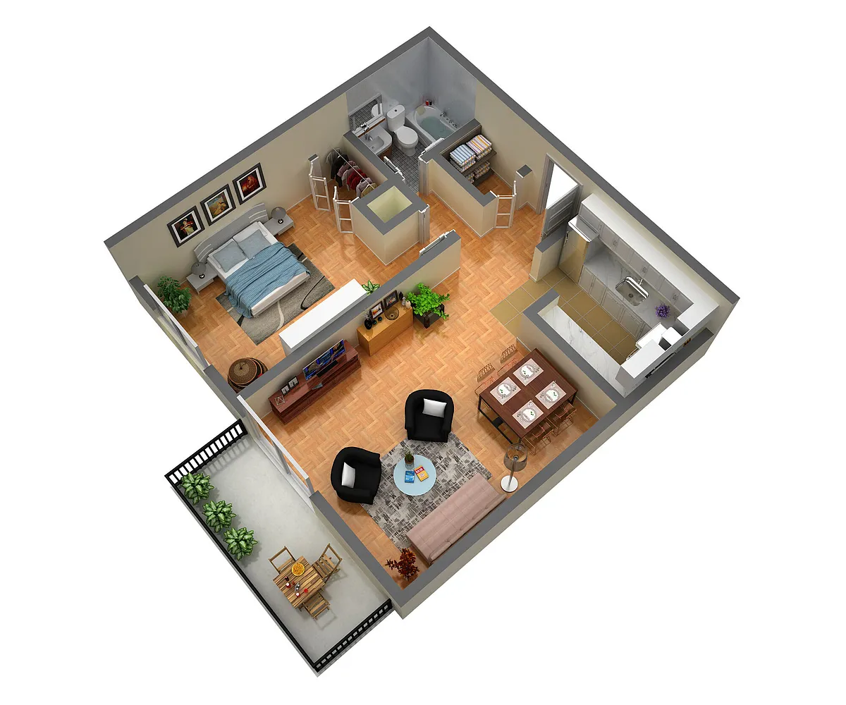 Floor plan A1R Platinum