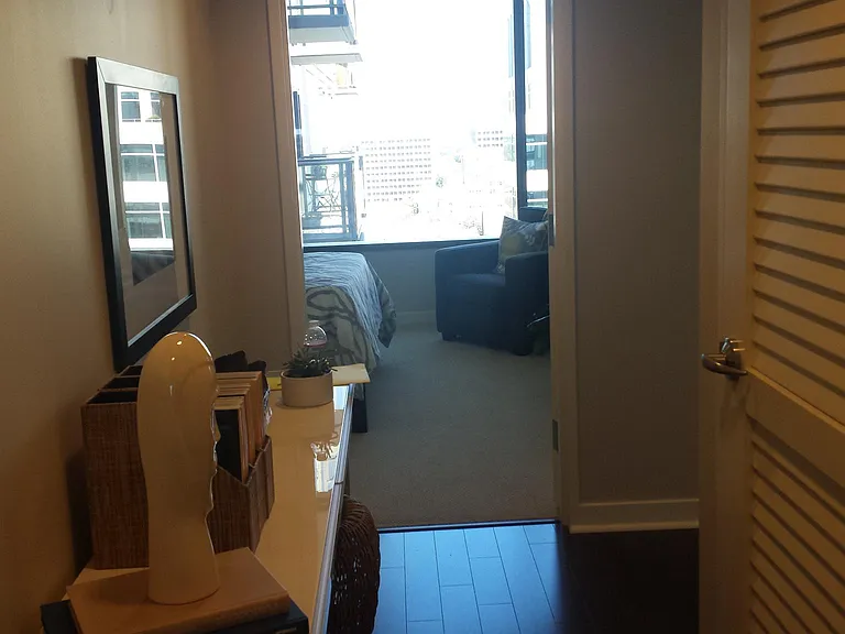 view of the bedroom from hallway