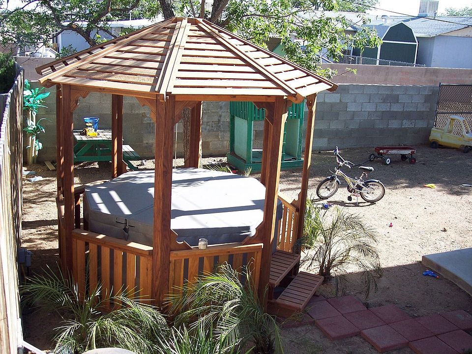Hot Tub and Gazebo