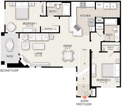 Floor plan Plan D
