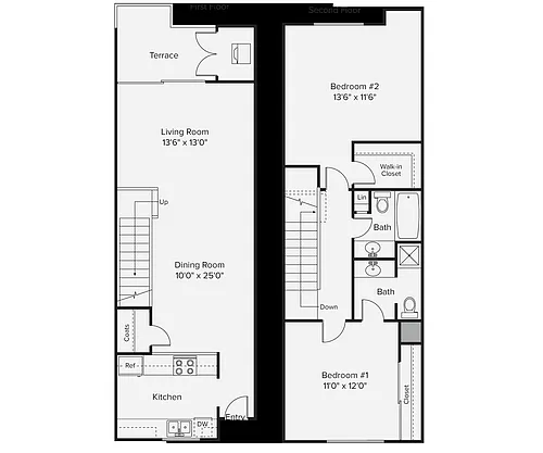 Floor plan B3T
