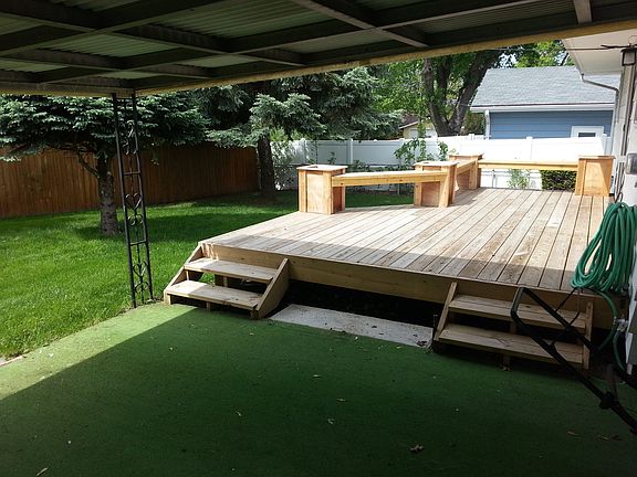 Covered Patio and Deck