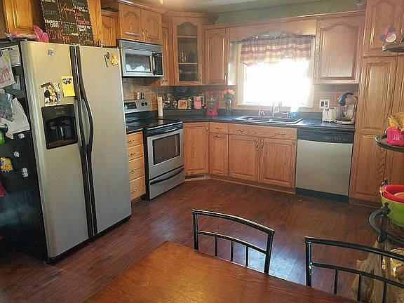 Kitchen from dine in area