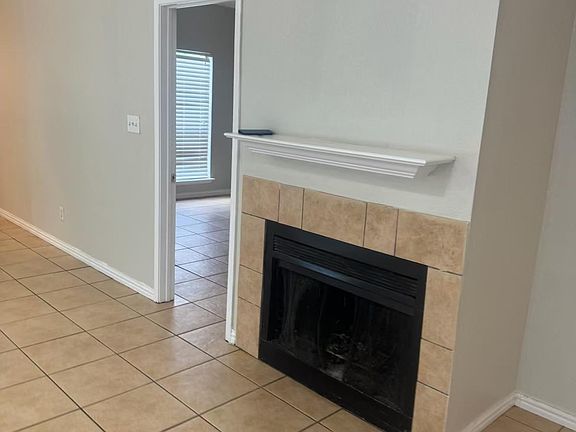 Fireplace in living room