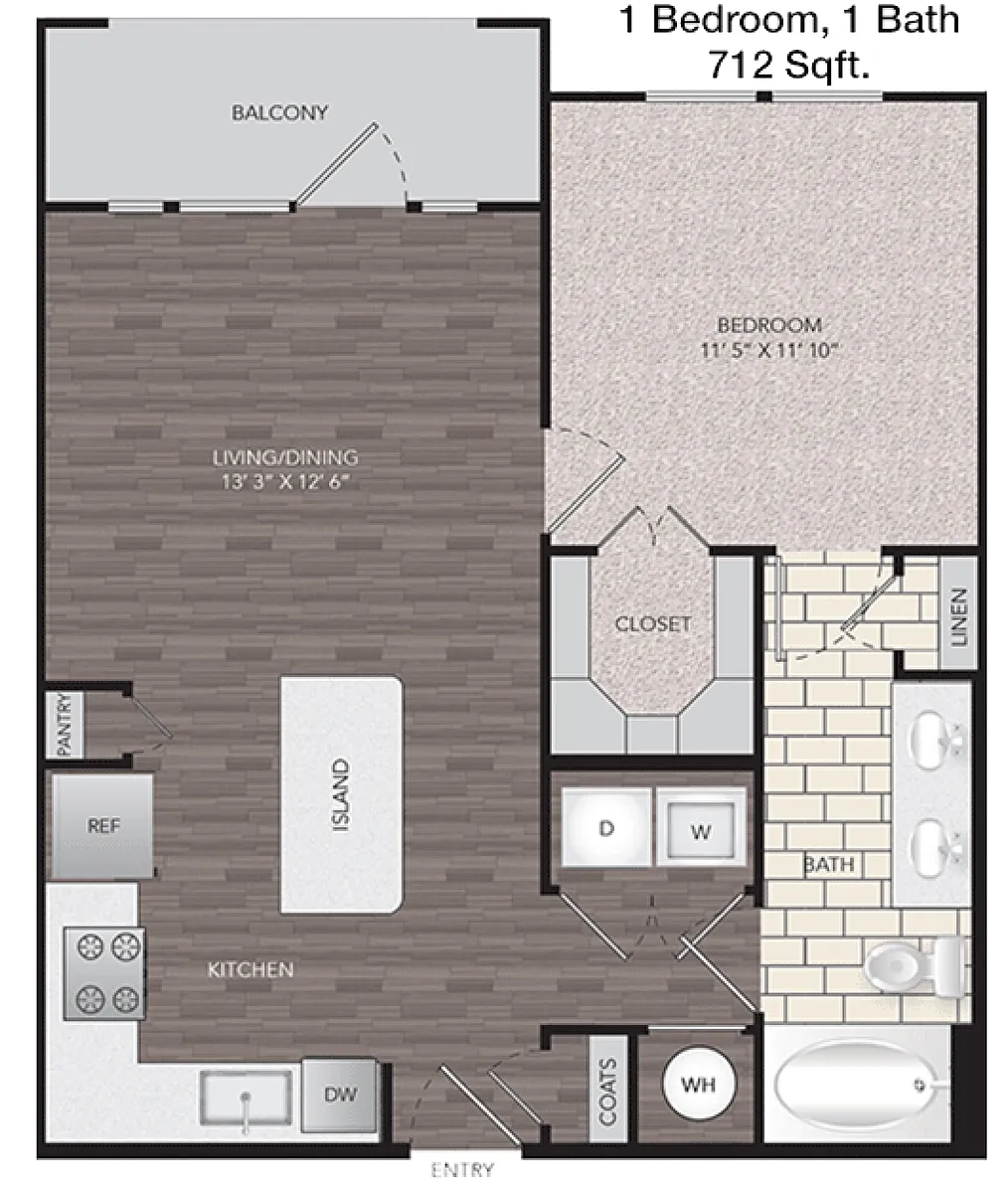 Floor plan A2a