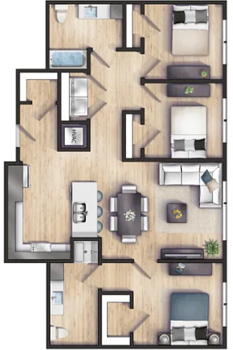 Floor plan C1
