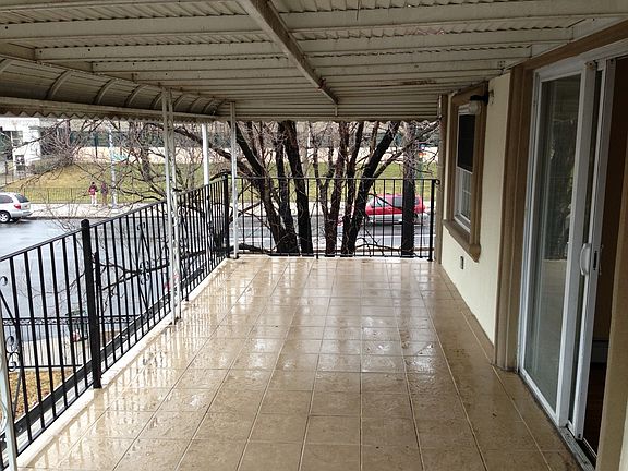 Balcony on the second floor