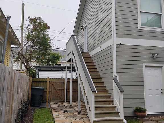 Private entrance from the assigned, off street covered parking area. Security lights and cameras around property for added protection.