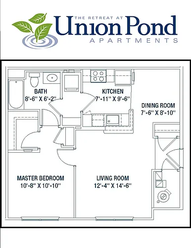 Floor plan 1 Bedroom