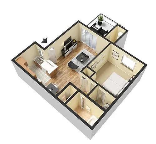 Floor plan The Bayside