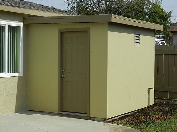 Rear Yard - Storage Shed