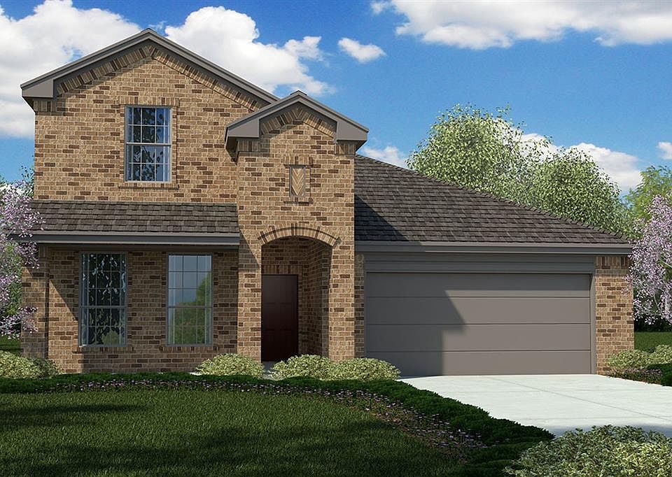 D.R. Horton's Sierra Floorplan Elevation C Photos shown here may not depict the specified home & features included are for illustration purposes only