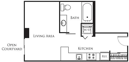 Floor plan Micro Studio - A7