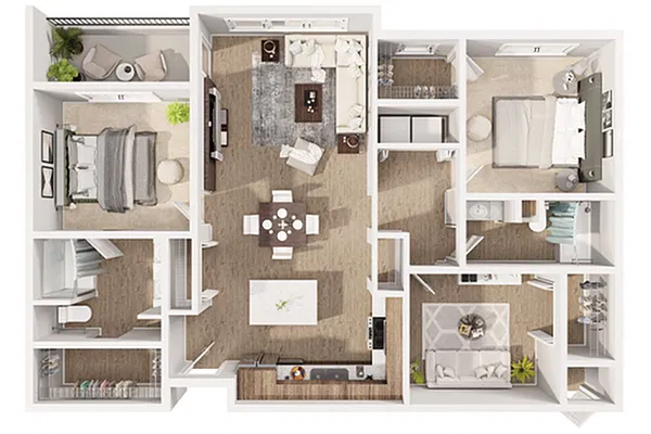 Floor plan Villanova + Den