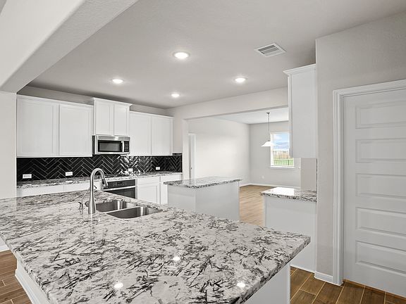 Large kitchen island