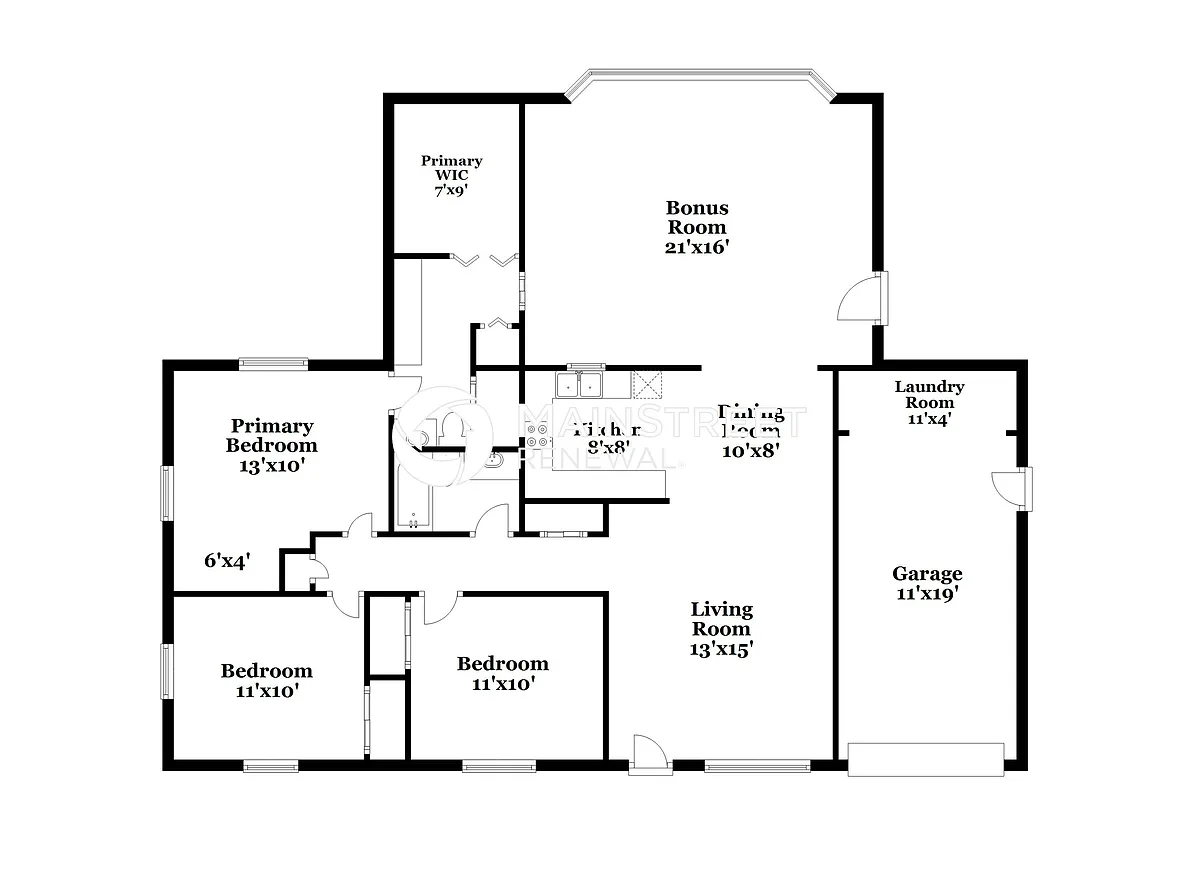 Floor Plan - 687 Albritton Ave