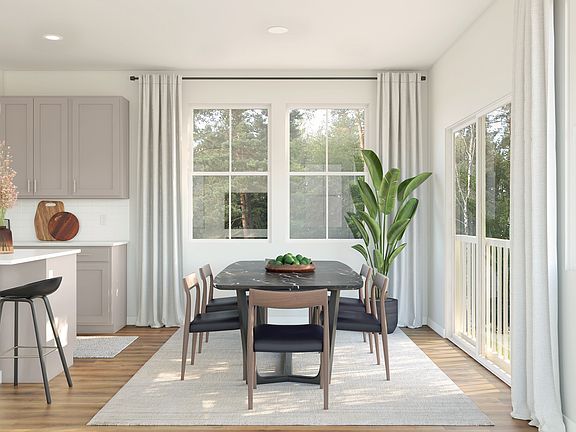 Dining area near kitchen