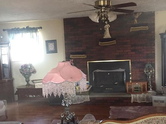 Fireplace in living room