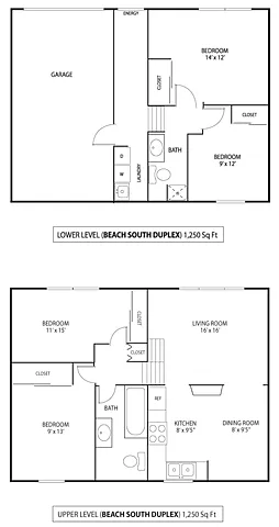 Floor plan 3 Bed Plus Den Duplex (4202)