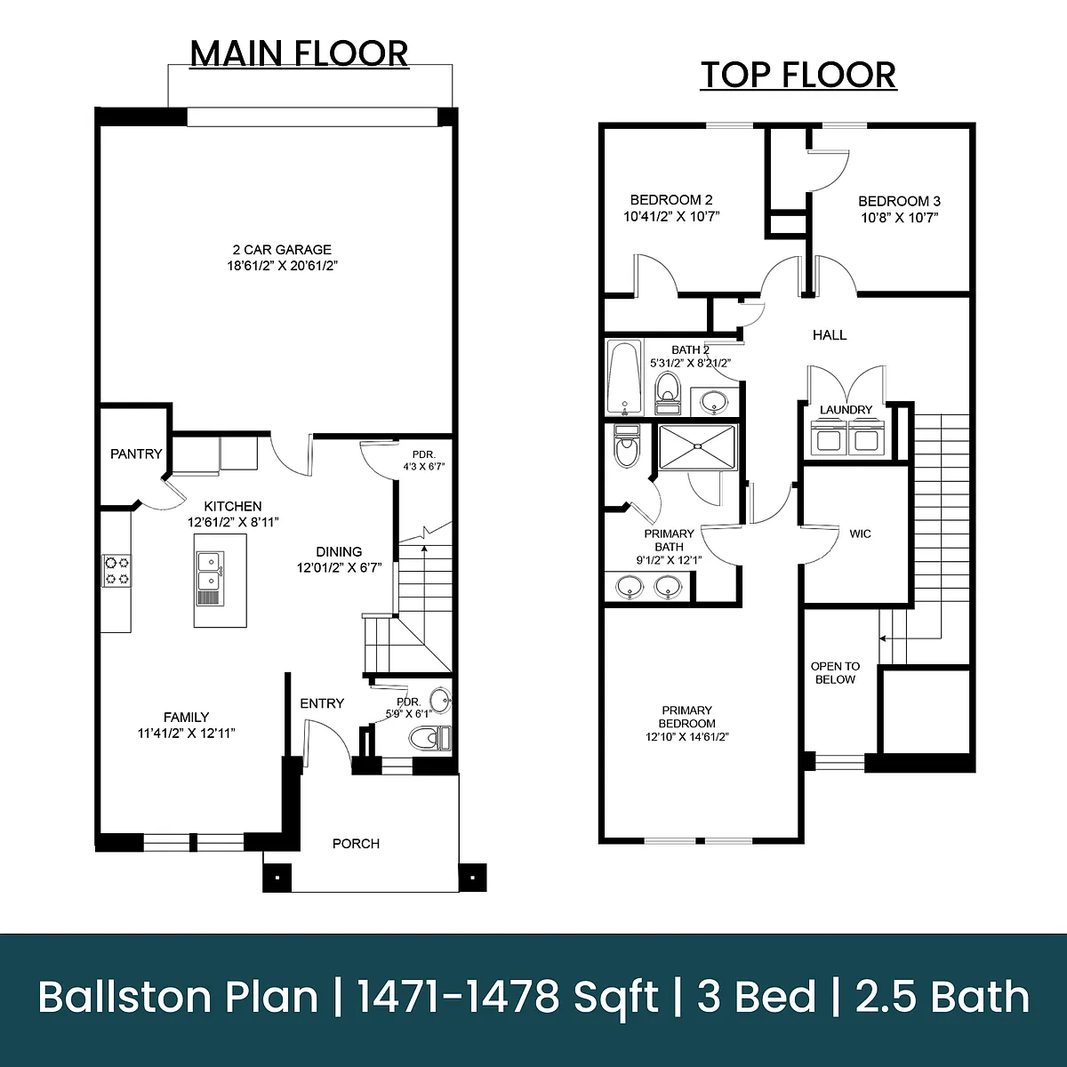 Floor plan Ballston